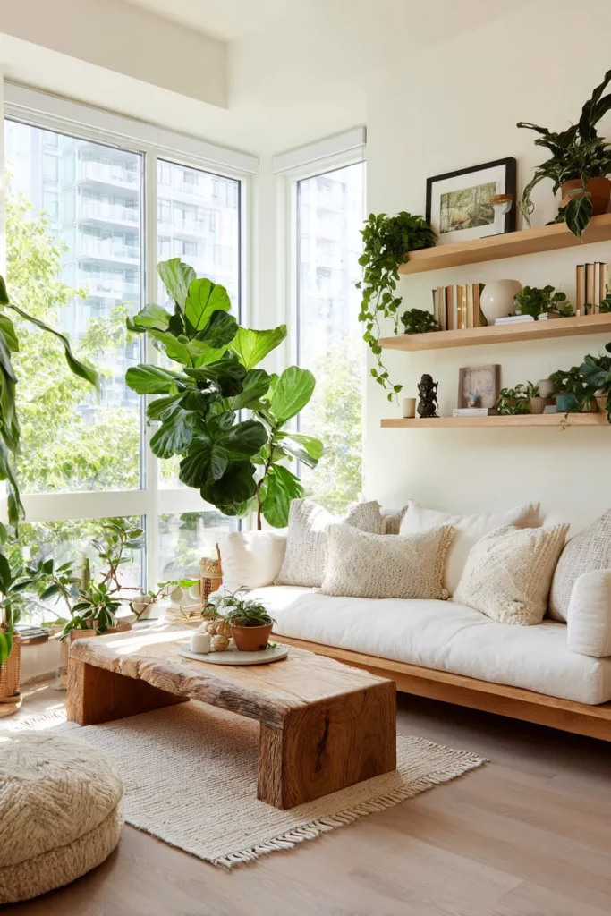 Biophilic Living Room Design