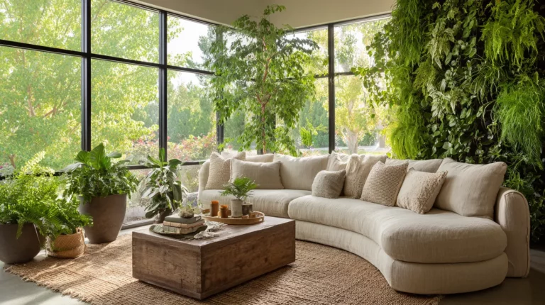 Biophilic Living Room Sanctuary