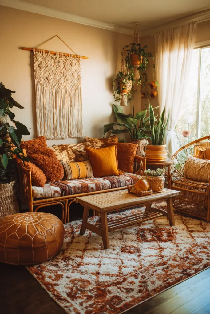 Bohemian Earth-Tone Styling