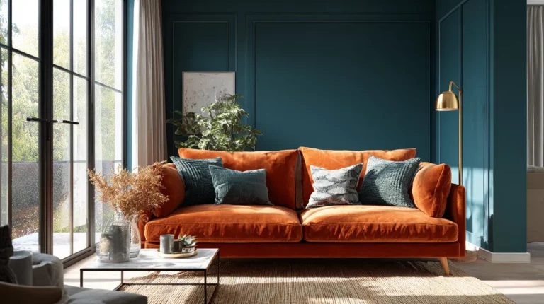 Contemporary Bold Living Room Overview