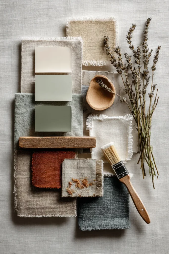 Cottage Color Palette Display