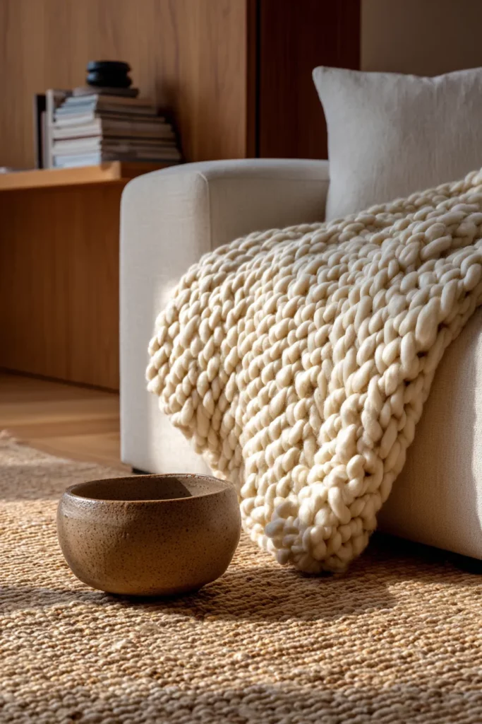 Cozy Textural Details Close-up