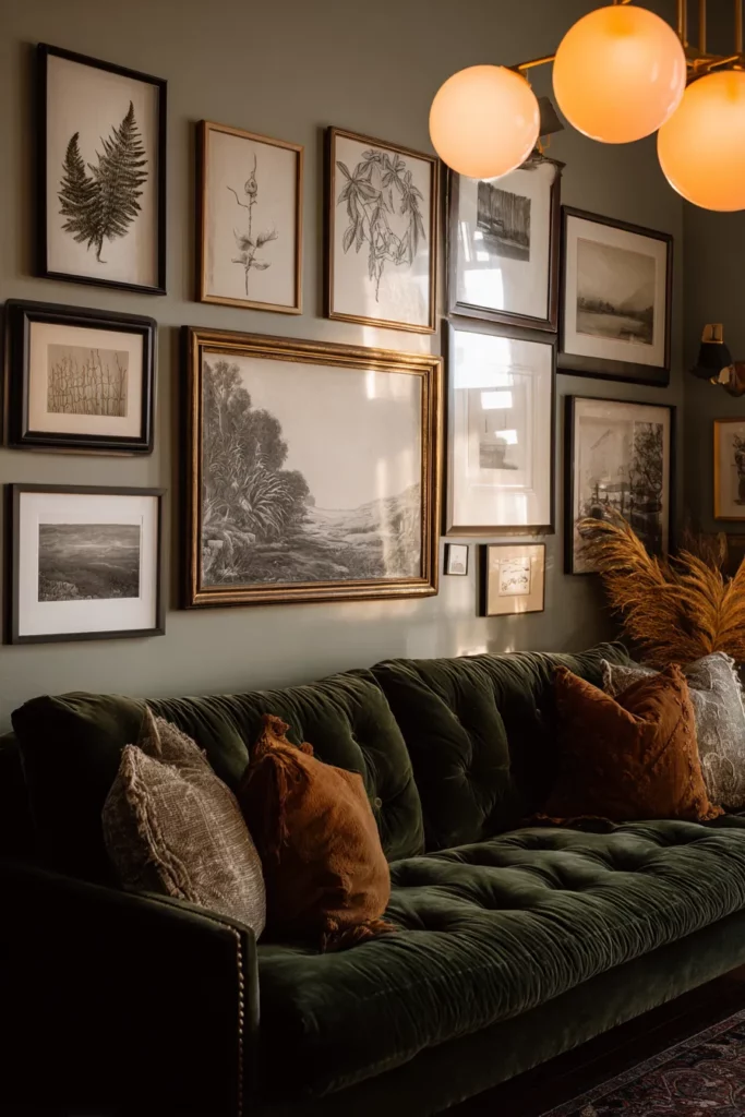 Curated Gallery Wall Arrangement