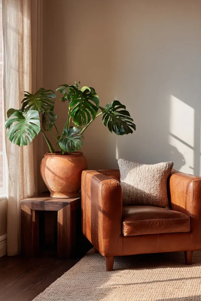 Earthy Brown Tones and Natural Materials