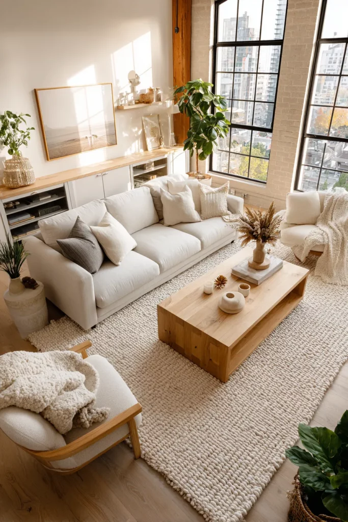 Functional Minimalist Furniture Layout