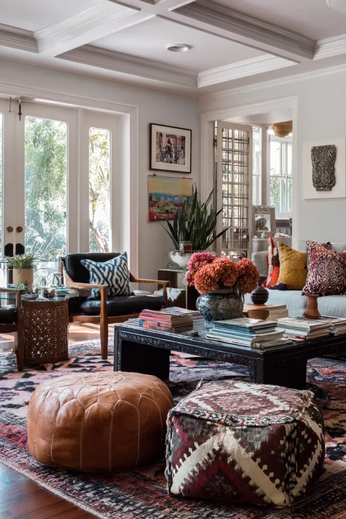 Global Fusion Living Room Style