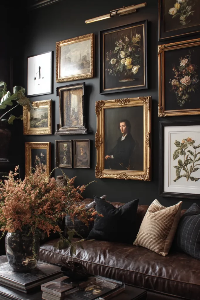 Gothic Gallery Wall