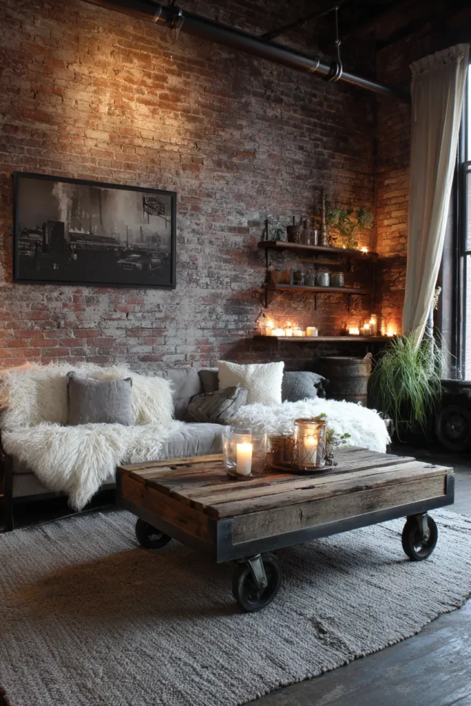 Industrial Chic Living Space