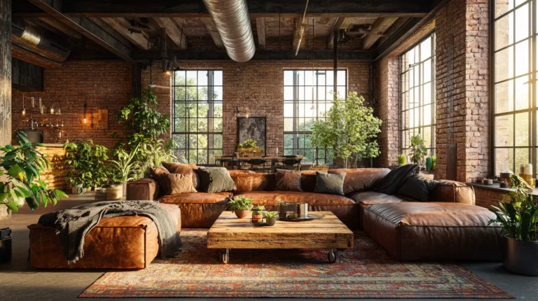 Industrial Loft Living Room Featured Image