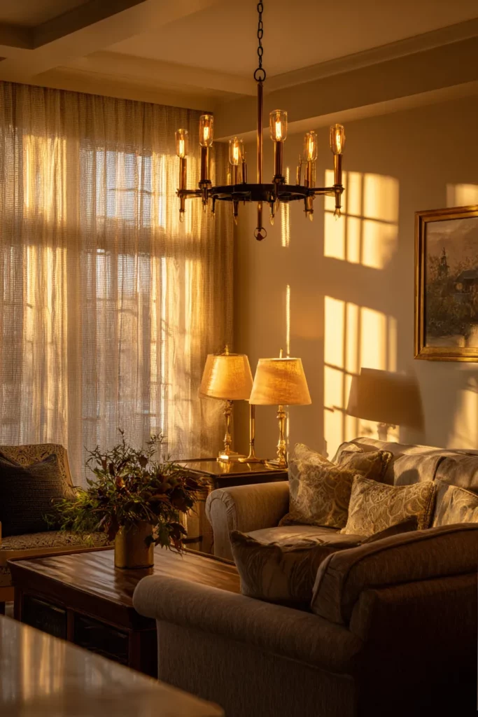 Layered Cottage Lighting