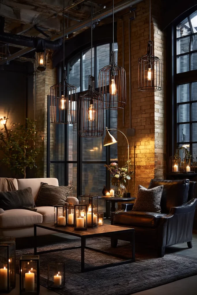 Layered Industrial Lighting