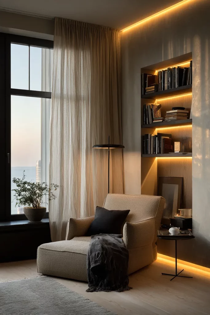 Layered Lighting in Minimalist Space