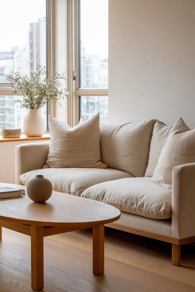 Low-Profile Japandi Sofa