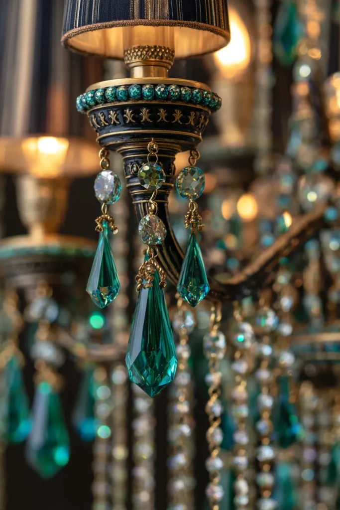 Maximalist Chandelier Close-up