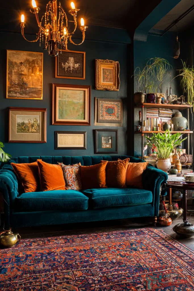 Maximalist Living Room Details