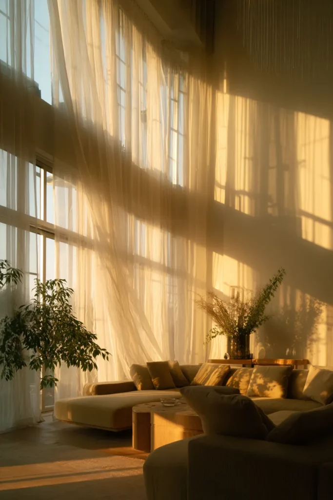 Natural Light Through Large Windows