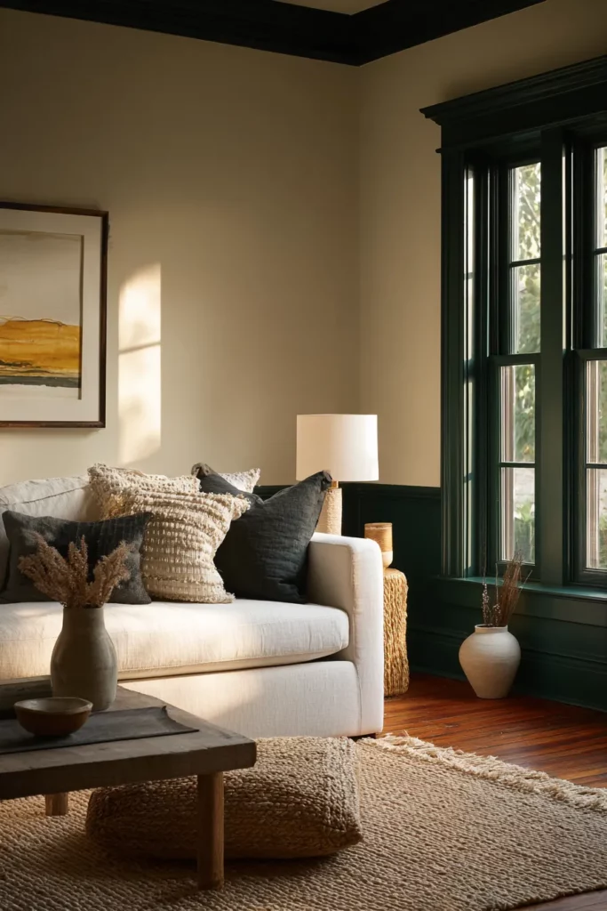 Neutral Palette with Bold Trim