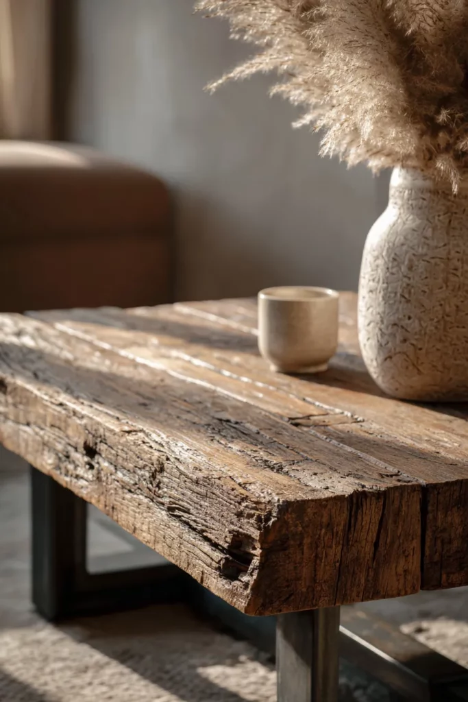 Reclaimed Wood Furniture Detail