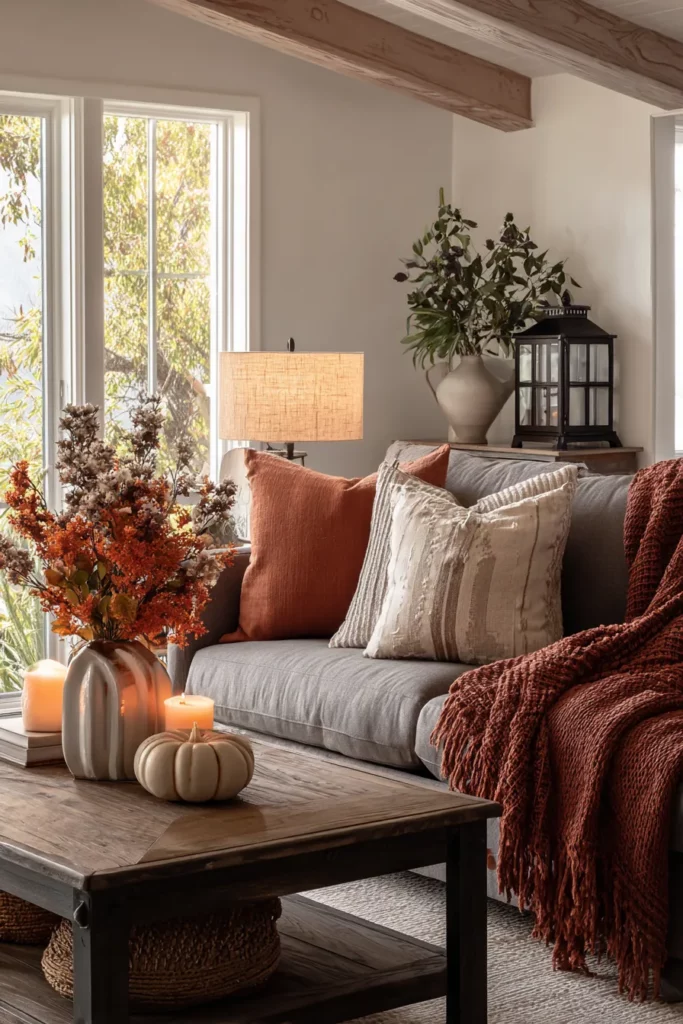 Seasonal Living Room Styling