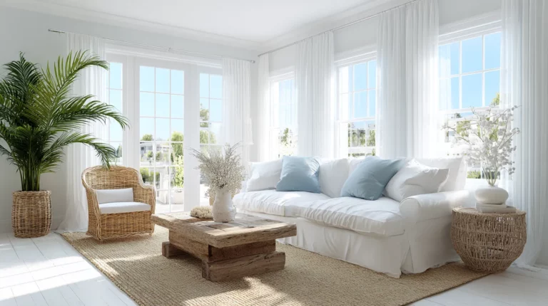 Serene Coastal Living Room Retreat