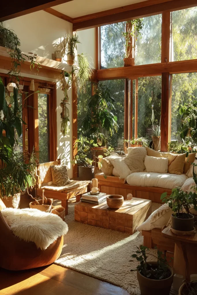 Serene Sustainable Living Room