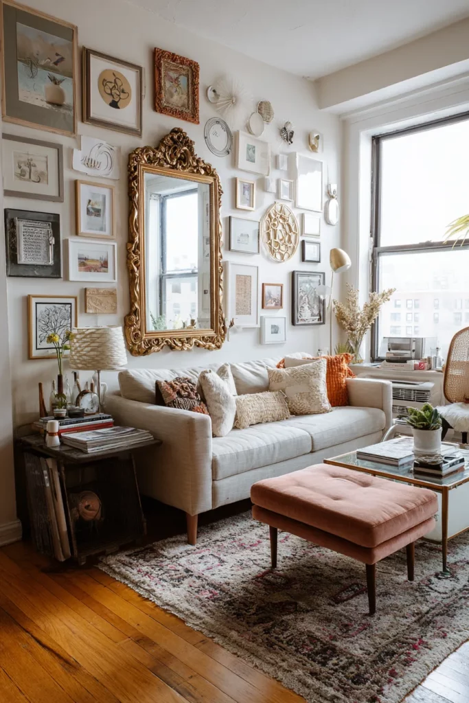 Small Eclectic Living Room