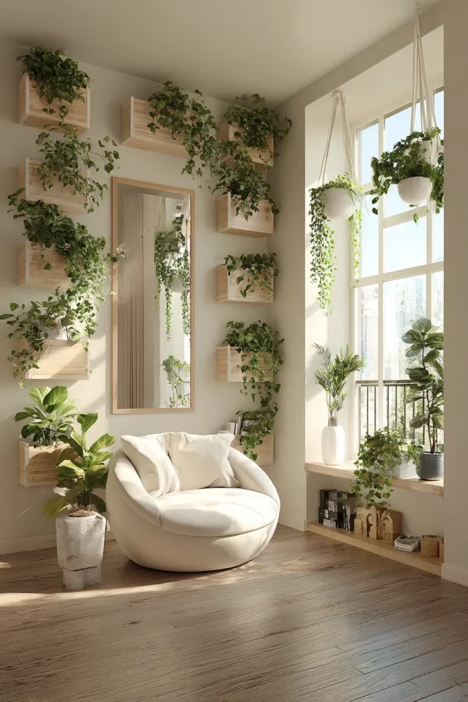 Small Urban Apartment Biophilic Design
