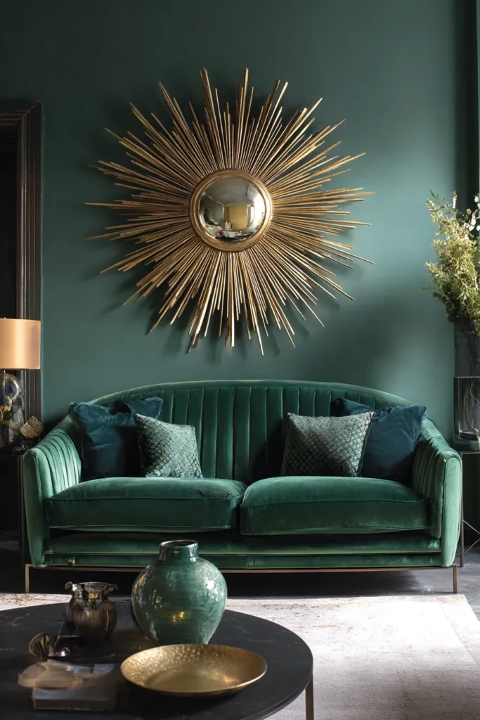 Sunburst Mirror Installation