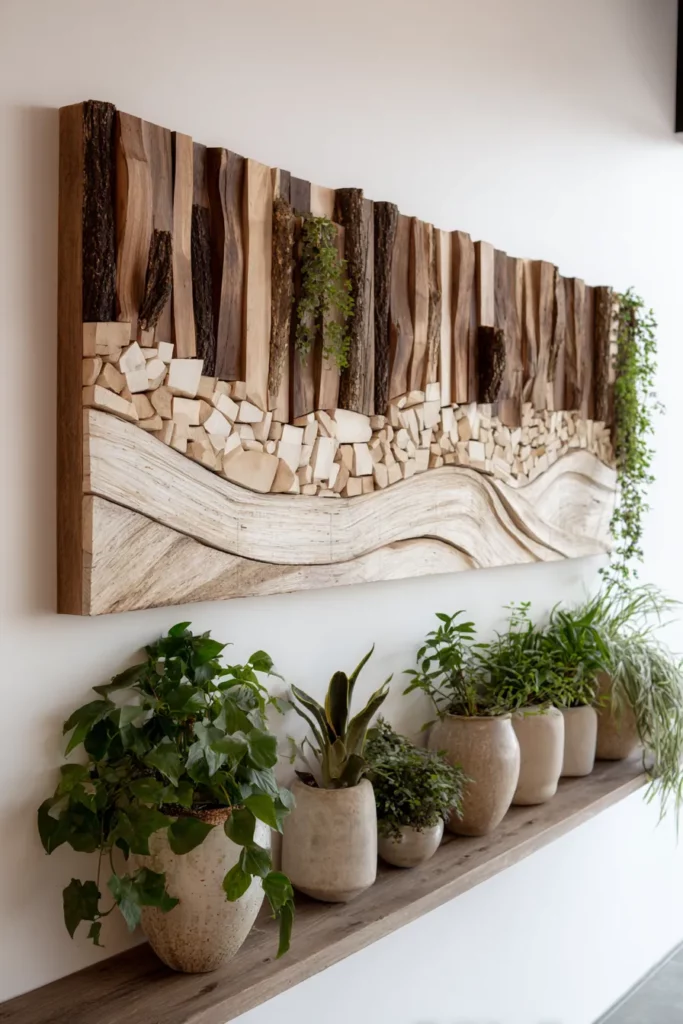 Sustainable Artisan Wall Installation