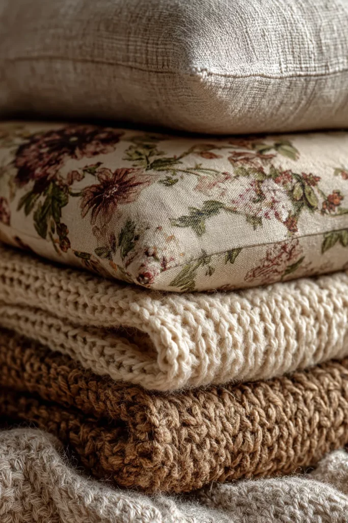 Textured Cottage Textiles Close-up