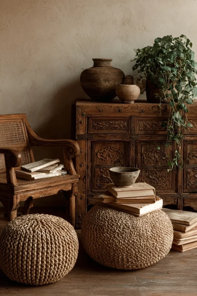 Vintage Furniture Styling Flat Lay