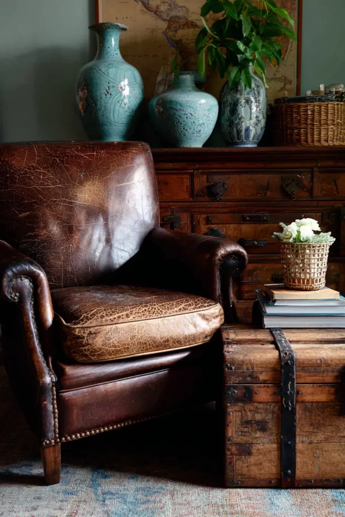 Vintage and Artisanal Decor Mix