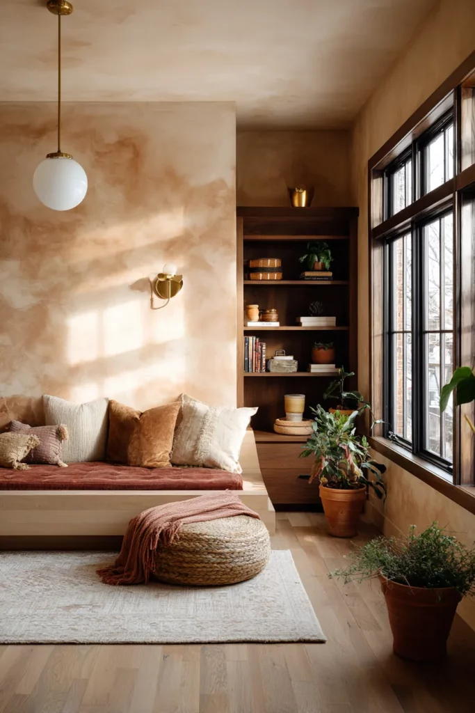 Warm Toned Living Room