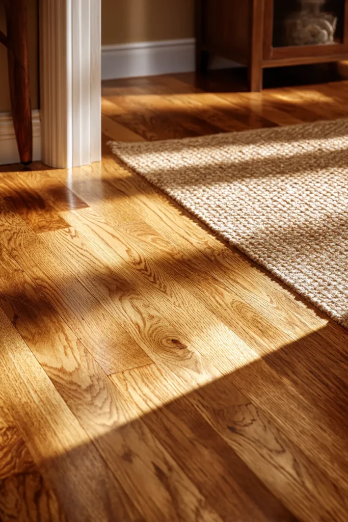 Warm Wood Flooring Detail