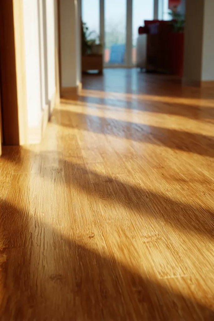 Bamboo Flooring Close-up