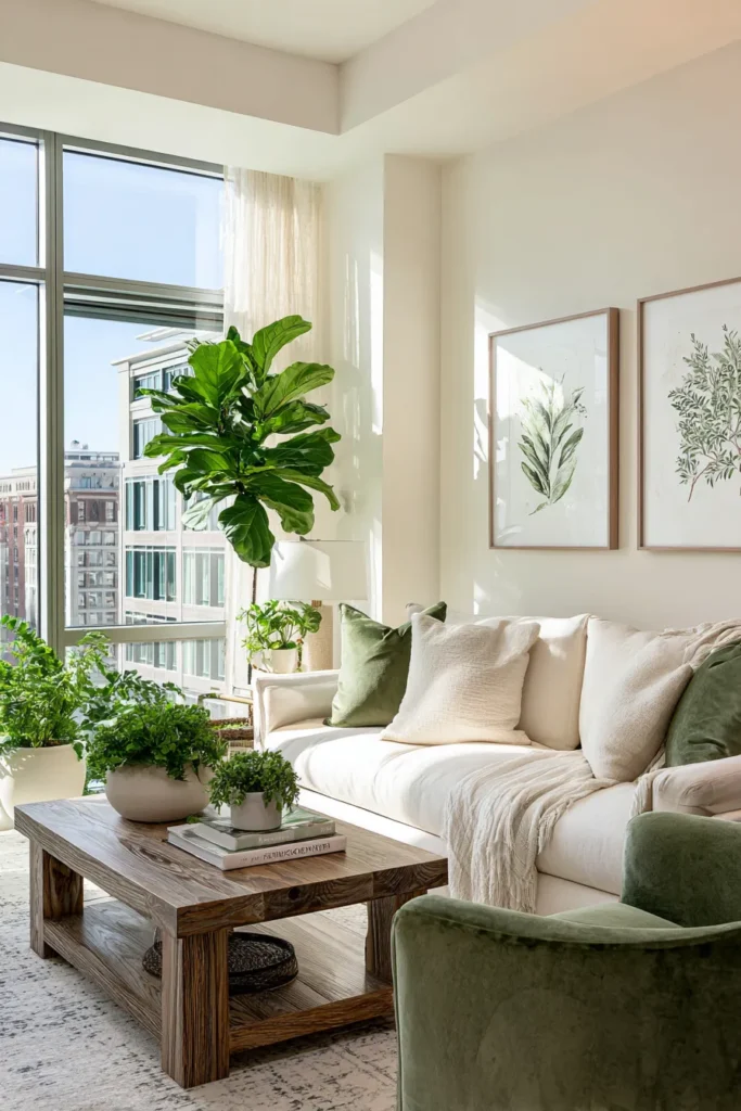 Biophilic Living Room Design