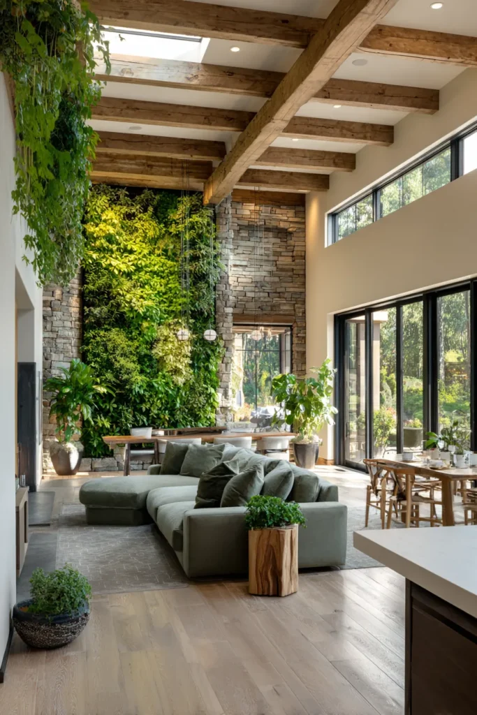 Biophilic Open Living Design