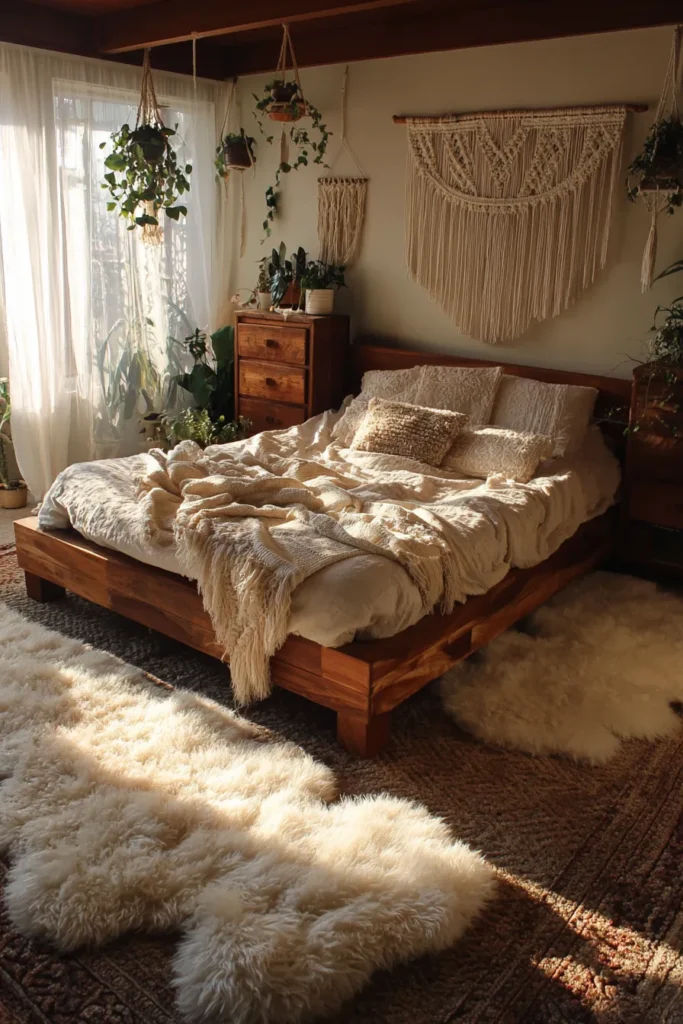 Bohemian Layered Bedroom