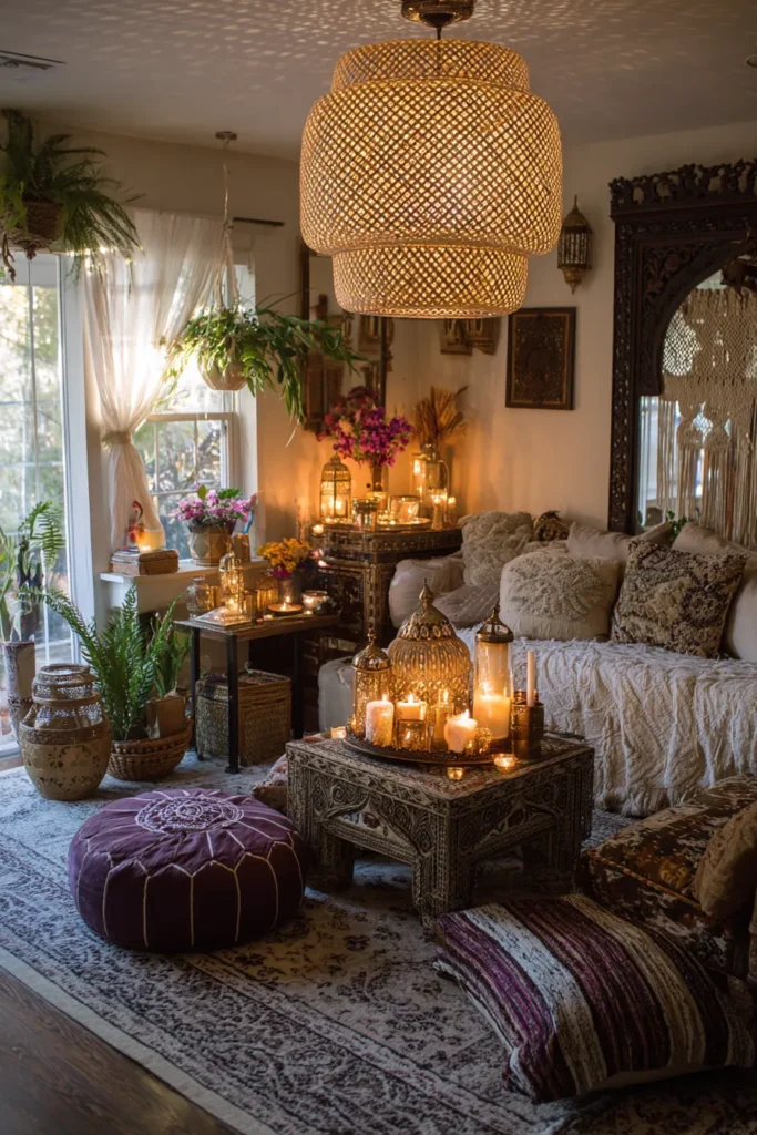 Bohemian Layered Lighting