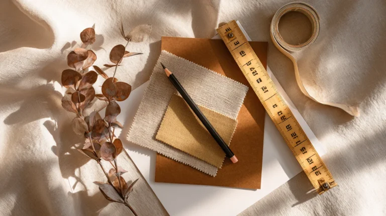 Budget Decor Planning Flatlay