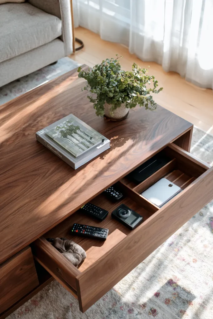 Coffee Table with Hidden Storage