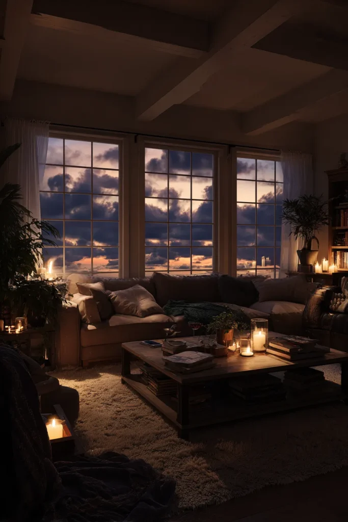 Cozy Evening Smart Lighting Scene