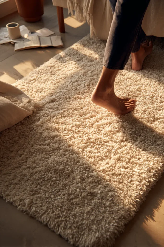 Cozy Maintained Rug in Home