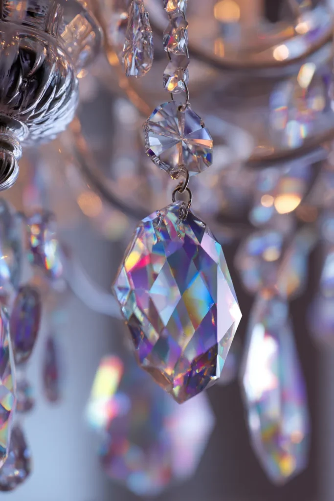 Crystal Chandelier Close-Up
