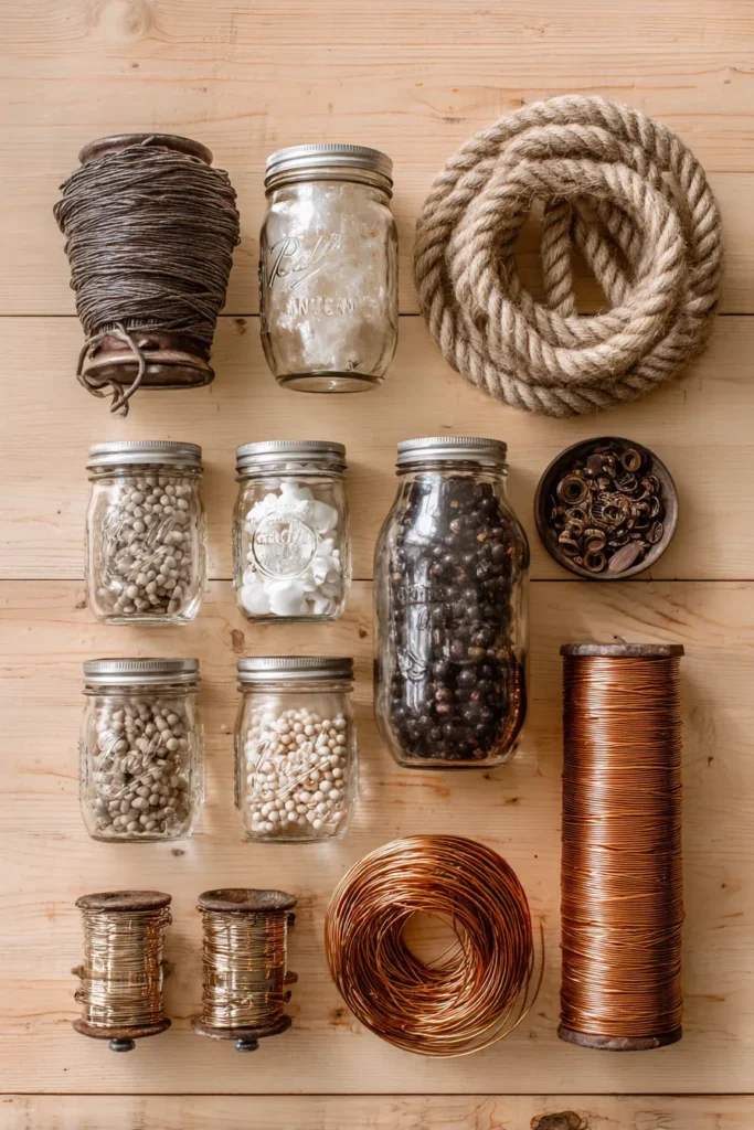 DIY Materials Flatlay