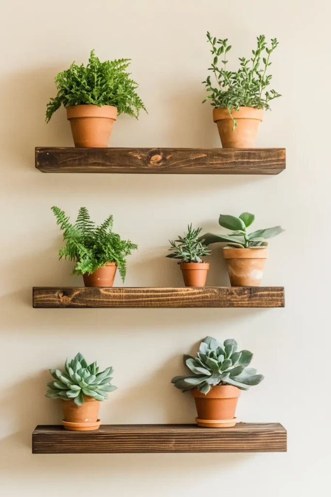 Floating Shelf Plant Gallery