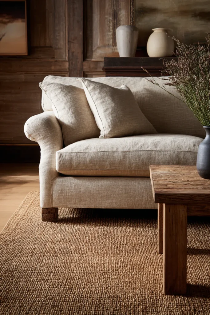 Front-Legs-Only Rug Placement
