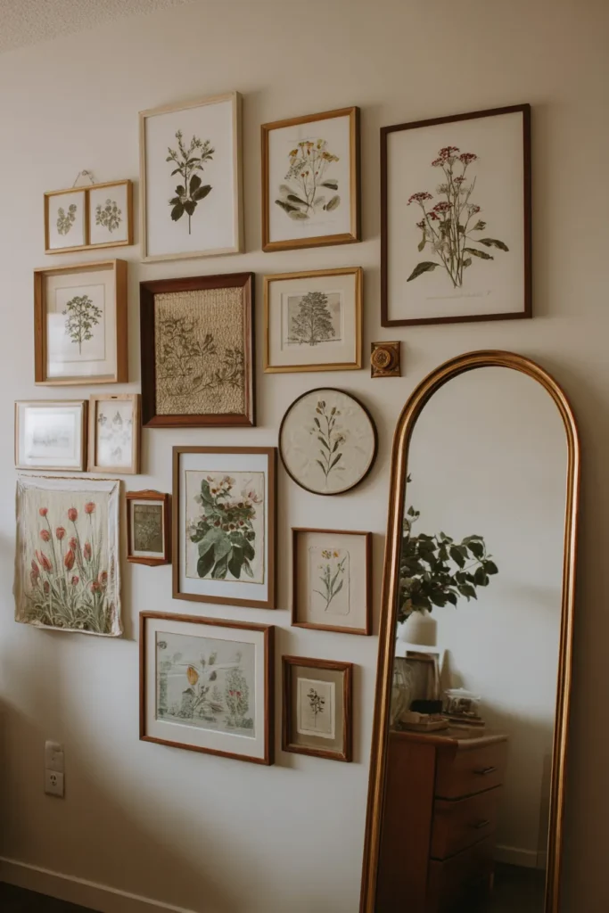 Gallery Wall with Personal Art