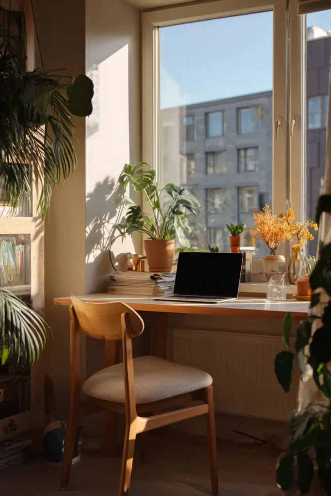Home Office with Natural Light
