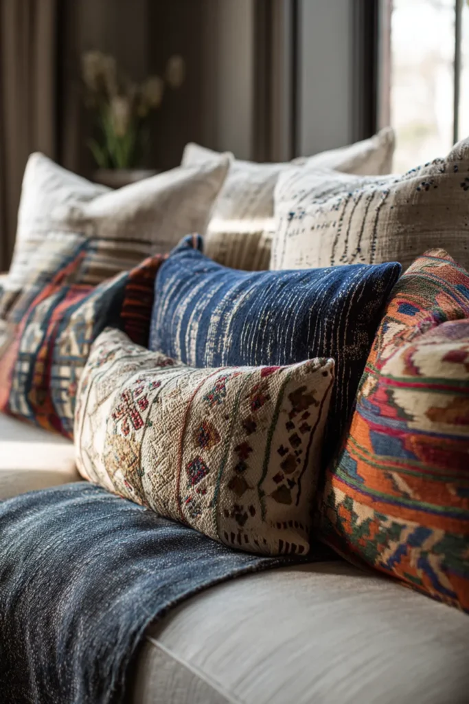Layered Textiles Display